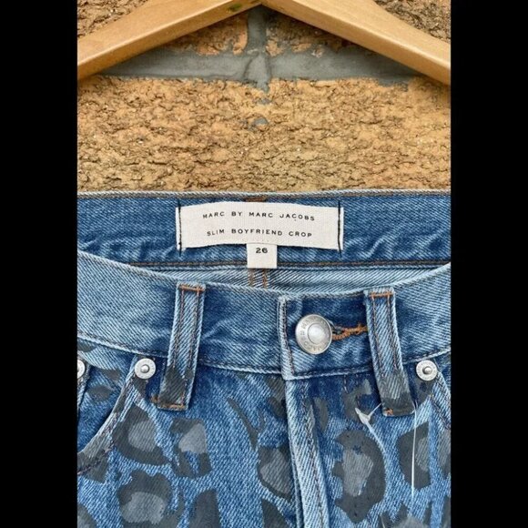 Marc by Marc Jacobs Leopard Print Jeans size 26 - Picture 2 of 6